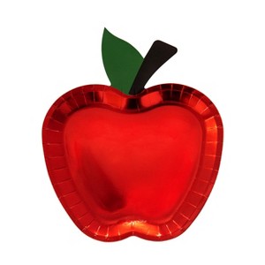 Jollity & Co. - Apple Dinner Plates - Pack of 8 Paper Plates - 1 of 3
