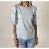 Women's Rya Short Bubble Sleeve Tee - SIX/FIFTY - 4 of 4