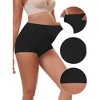 INSPIRE CHIC Women's Full Coverage Maternity Underwear Plus Size High Waisted Ice Silk Invisible Breathable Panties - 3 of 4