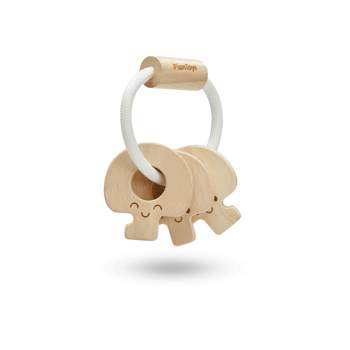 Plantoys| Baby Key Rattle - Natural