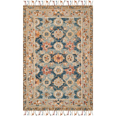 Aspen Apn110 Hand Tufted Area Rug - Grey/navy - 8'9