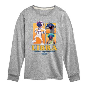 Boys' - Sesame Street - Grover Libra -Toddler and Youth Long Sleeve T-Shirt Long Sleeve Graphic T-Shirt - 1 of 3