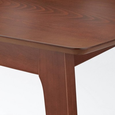 Walnut and Yellow 7-Piece Mid-Century Modern Dining Set
