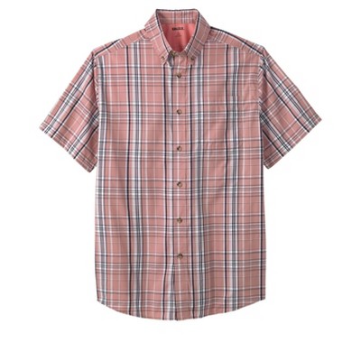 KingSize Short Sleeve Wrinkle Resistant Sport Shirt
