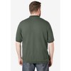 KingSize Men's Big & Tall Banded Bottom Pocket Shrink-Less Piqué Polo Shirt - 3 of 4