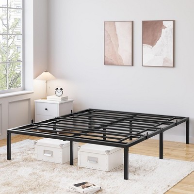 6/8/10/12/14/16 inch Bed Frame No Box Spring Needed, Heavy Duty Metal Platform Bed Frame