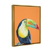 Stupell Industries Tropical Toucan Vivid Portrait Framed Canvas - 3 of 3