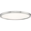 Quoizel Lighting Outskirts 1 - Light Flush Mount in  Brushed Nickel - 2 of 4