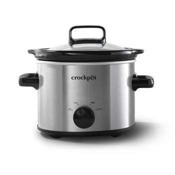 Crock-Pot® Manual 8-Quart Slow Cooker, Stainless Steel