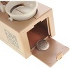 JuzToys Dog Piggy Bank, My Dog Piggy Bank, Robotic Coin Munching Toy Money Box, Dog Eating Coins Piggy Bank for Kids, White Brown - 2 of 4