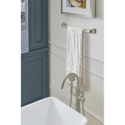 Revitalize 18-Inch Brushed Nickel Wall Mounted Towel Bar