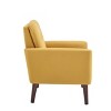 Sapphtopaz 1pc Accent Chair Tufted Upholstered Lounge Chair Living Room Chair for Living Room Bedroom Studio - 3 of 4