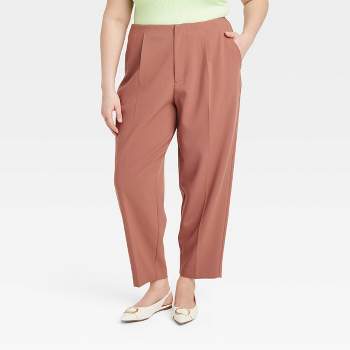 A New Day Women's High-Rise Wide Leg Pants Size 16 Brown