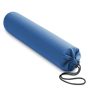 Saloniture 30" x 6" Microfiber Pillow Case Cover for Massage Table Bolsters with Drawstring Closure - 1 of 4