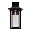 CWI Lighting,Crawford 1 Light Black Outdoor Wall Light - 4 of 4