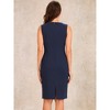 INSPIRE CHIC Women's Business Casual Sleeveless Dress and Long Sleeve Blazer Dress 2-Piece Suit Sets - 3 of 4