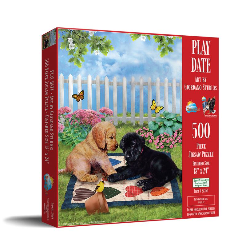 Sunsout Play Date 500 pc   Jigsaw Puzzle 37264, 2 of 6