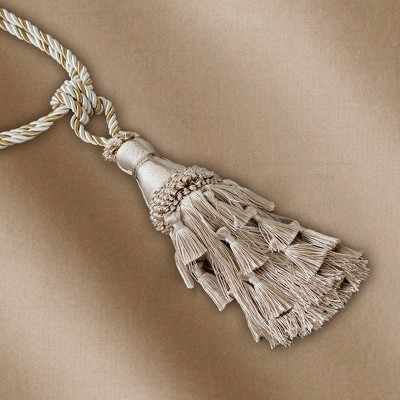 Elrene Charlotte Decorative Tassel  Window Curtain Tieback - 24" - Elrene Home Fashions