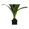 Monarch Specialties Artificial Plant 47 inch Tall Dracaena Tree Indoor Faux Fake Floor Greenery Potted Real Touch Decorative Green Leaves Black Pot - 3 of 4