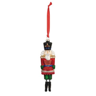 DEMDACO Nutcracker Blown Glass Ornament Red