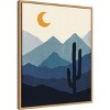 Amanti Art Desert Life   Night by XYZ Studio Canvas Wall Art Print Framed - 2 of 4