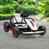 24V Electric Drift Go Kart for Kids, Reaches 8.1 MPH with Dual Motors, High-Speed Outdoor Ride-On Toy with Safety Belt & Racing Music - 3 of 4