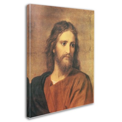 Trademark Fine Art-Heinrich Hofmann 'Christ at Thirty-Three' Canvas Art