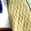 Slickblue 3 PC Handmade Full/Queen Quilt Set, Reversible Vermicelli Quilted, Horizontal Stripes, 37 Color Options - 4 of 4