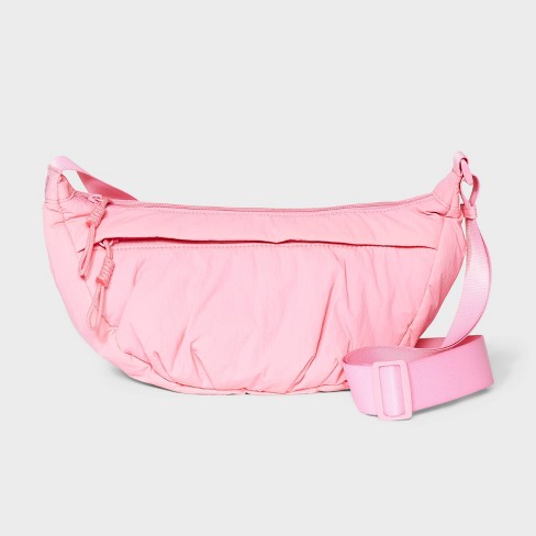 The Original Pink Box PB15TB 15-inch Wide Mouth Soft Sided Multi-Purpose Bag with Zipper and Shoulder Strap, Pink