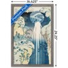 Trends International The Amida Waterfall in the Far Reaches of the Kisokaido Road Framed Wall Poster Prints - 3 of 4