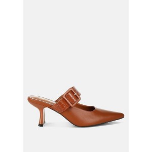 Shein Star Slim Block Heel Women Mules - 1 of 4