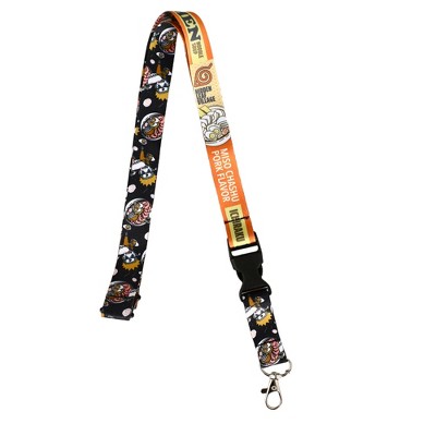 Naruto Shippuden Ramen Lanyard with Lobster Clasp and Keychain