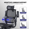 135° Tilting Mesh Office Chair with Ergonomic Backrest & 6D Flip-up Armrest Computer Chair - 2 of 4