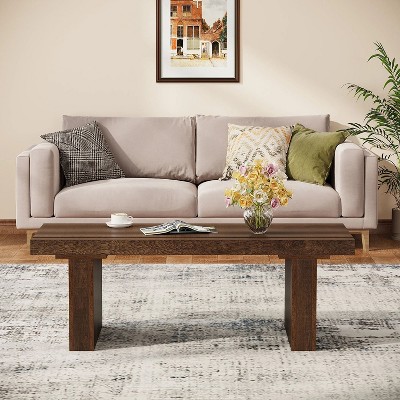 Hommoo 47.2" Rectangle Coffee Table Brown