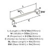 Amerock Enlivity Appliance Pull for Large Panels and Oversized Cabinets - 3 of 4