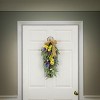 26" Pansy and Lavender Artificial Swag - National Tree Company - 2 of 3