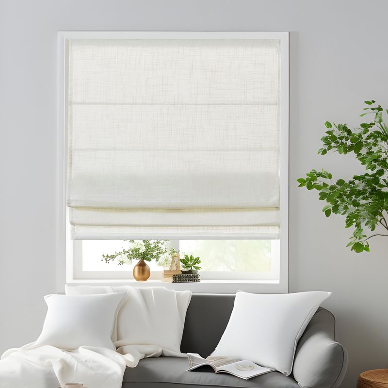 Kyler Linen Blend Light Filtering Curtain Panel Pair, 2 of 13