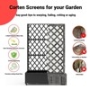 Metal Privacy Screen With Wheels, Galvanized Steel Garden Trellis & Planter Box for Climbing Plants/Vines– Galvanized Raised Garden Bed - 3 of 4