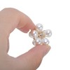 Unique Bargains Rhinestone Five-petal Plum Blossoms Candied Haws Shape Shoelace Charms 1 Pair - 3 of 4