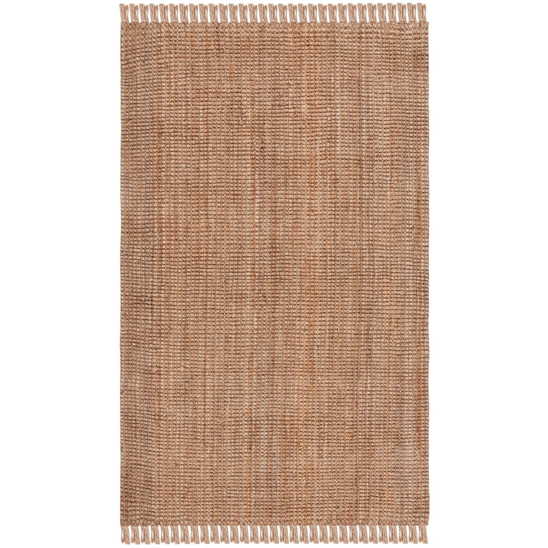 Natural Fiber NFB575 Handmade Indoor Area Rug - Natural - 4'x6' - Safavieh