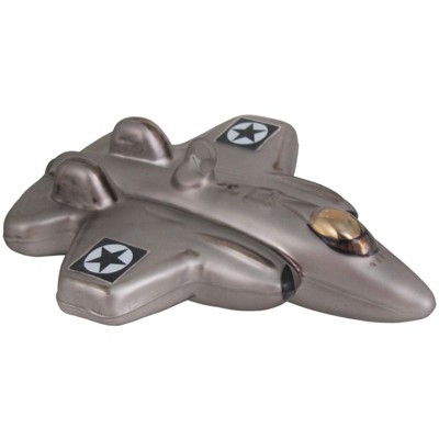 Christmas by Krebs 5" Gray and Black Fighter Jet Figurine Christmas Ornament