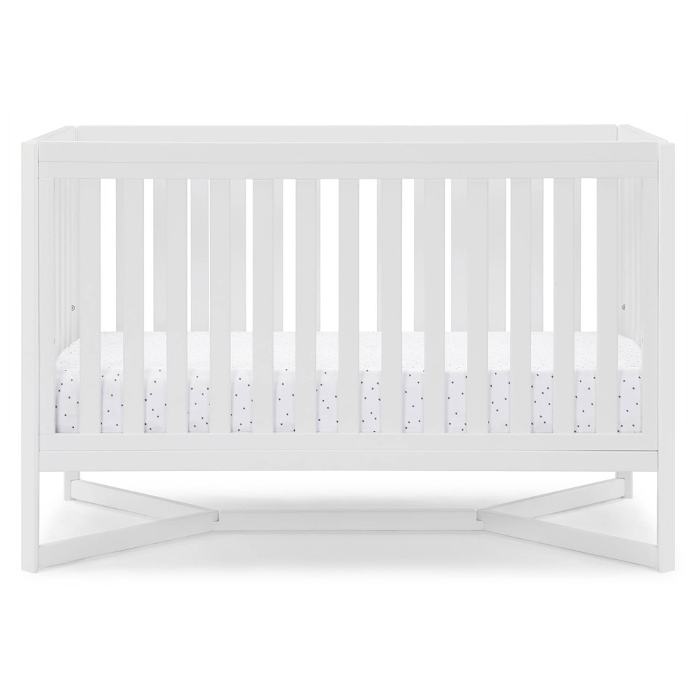 Delta Children Tribeca 4-in-1 Baby Convertible Crib - Bianca White -  89979451