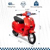 Kids Motorcycle 24V 350W Electric Ride-On, 14MPH Max, Waterproof Design, LED Lights & Rear Brake - Motorbike for Ages 8-14 - 3 of 4