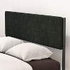 Simple Bed Full Size, Platform Bed with Linen Upholstered Headboard and Footboard Sturdy Steel Slat Bed Mattress Foundation Enough Space for Storage - 4 of 4