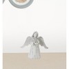 HomeRoots Set of Six 6" White Washed Polyresin Angel Figurine Tabletop Sculpture - 2 of 4