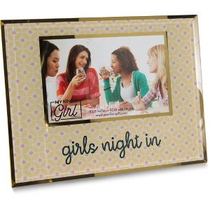 Pavilion Gift Company - Girls Night - 9.25" x 7.25" Frame (Holds 6" x 4" Photo) - Single Image Frames - 1 of 4