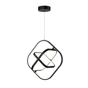 Artcraft Lighting Sienna 1 - Light Pendant in  Semi Gloss Black - 1 of 4