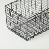 Wire Storage Basket Black - Hearth & Hand™ with Magnolia - image 4 of 4