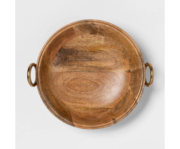Cravings by Chrissy Teigen 13" Round Bowl with Aluminum Gold Handle