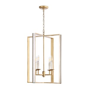 Morella 4 Light 18" Pendant - PND4205 - Antique Gold - Safavieh - 1 of 4